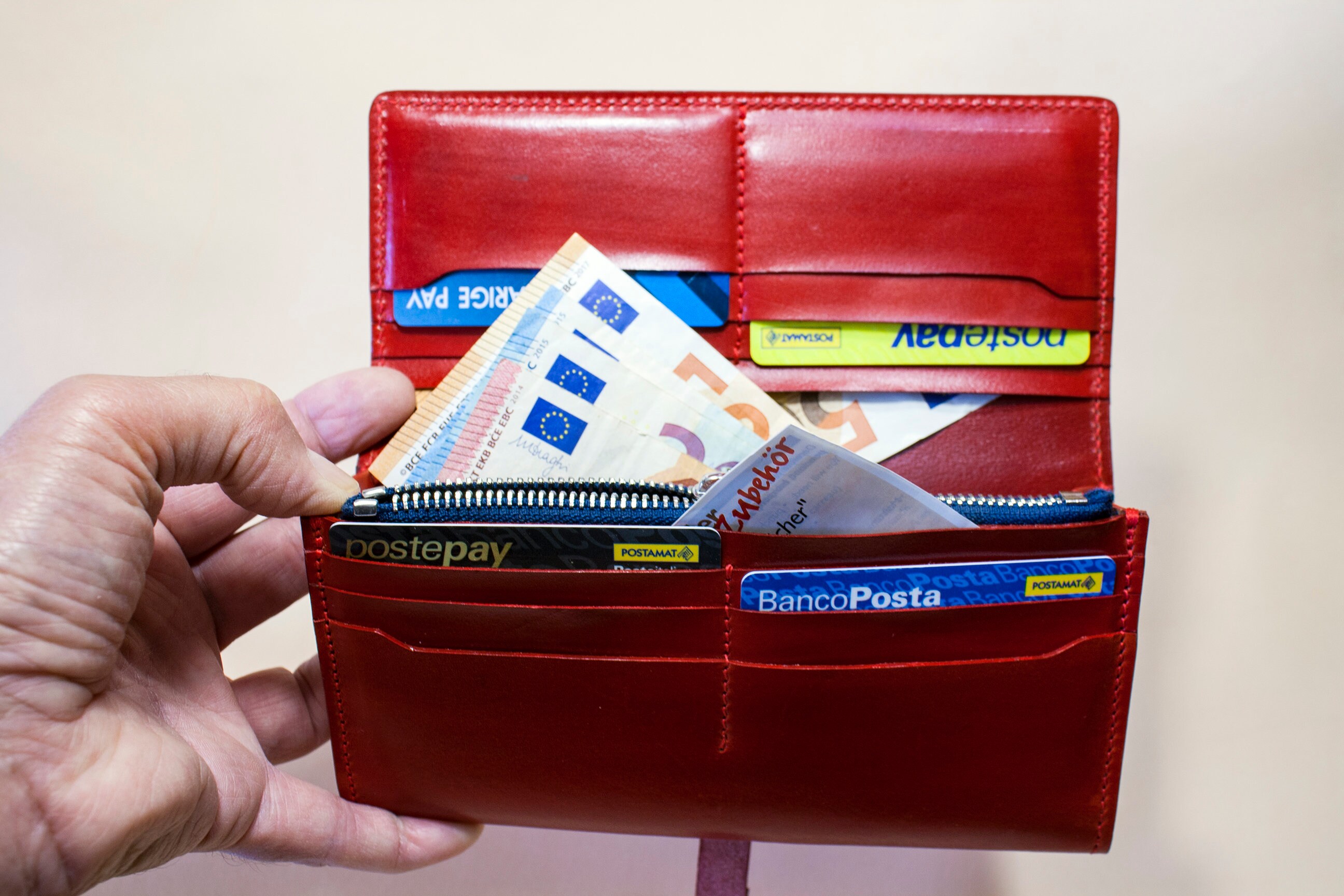 Women's Wallet in Real Italian Leather Etsy UK