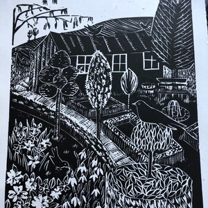 Studio Dreams  A4 Hand printed on zerkall  paper.
