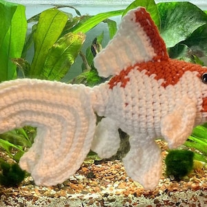 Fantail Goldfish Crochet Amigurumi Pattern PDF