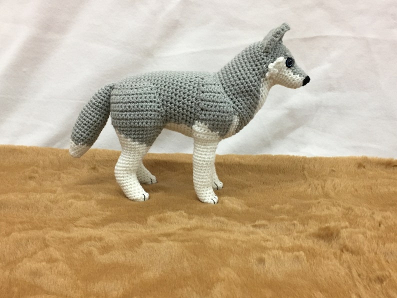 Grey Wolf Crochet Amigurumi Pattern PDF - Etsy