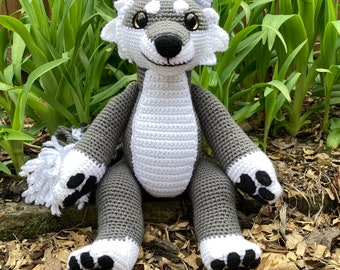 Wolf Doll Crochet Amigurumi Pattern PDF