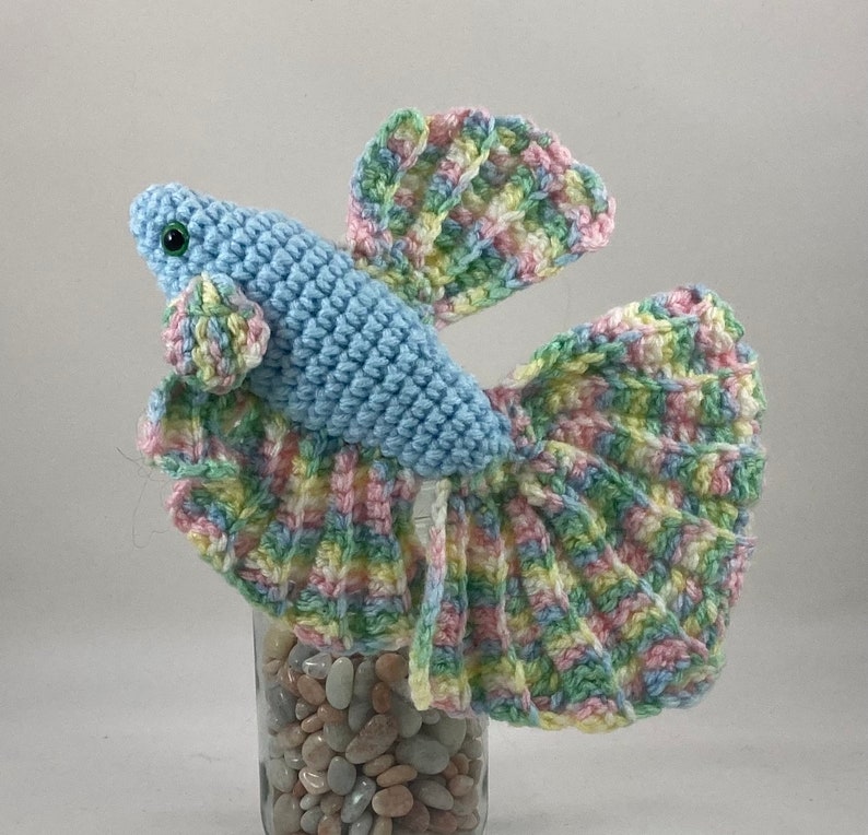 Betta Fish Crochet Amigurumi Pattern PDF image 3