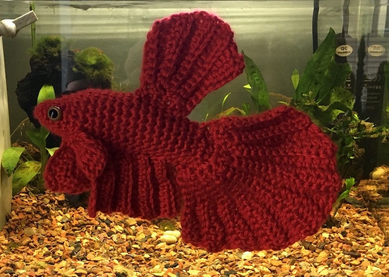Betta Fish Crochet Amigurumi Pattern PDF image 1