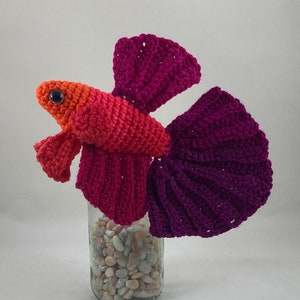 Betta Fish Crochet Amigurumi Pattern PDF image 4