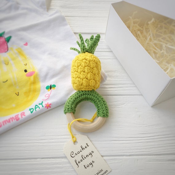 pineapple teething toy