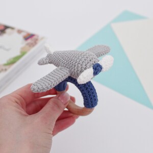 Airplane Crochet Pattern Baby Rattle PDF Pattern Baby Boy Toys ...