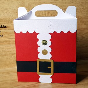 Fichier numérique à découper grand sac cadeau père Noël avec dessus à pignon, sac cadeau de Noël, SVG, Studio 3, espace de travail en toile, Cricut, Silhouette, ScanNCut