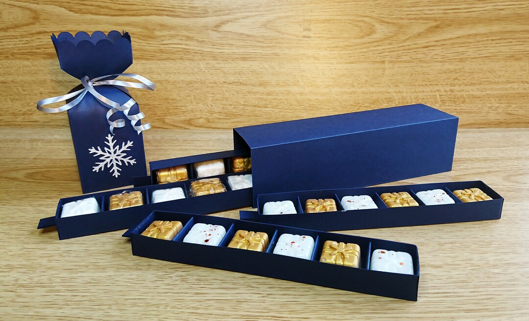 SVG File to Make Crackertop Tall Box With Four Sliding Tray Boxes