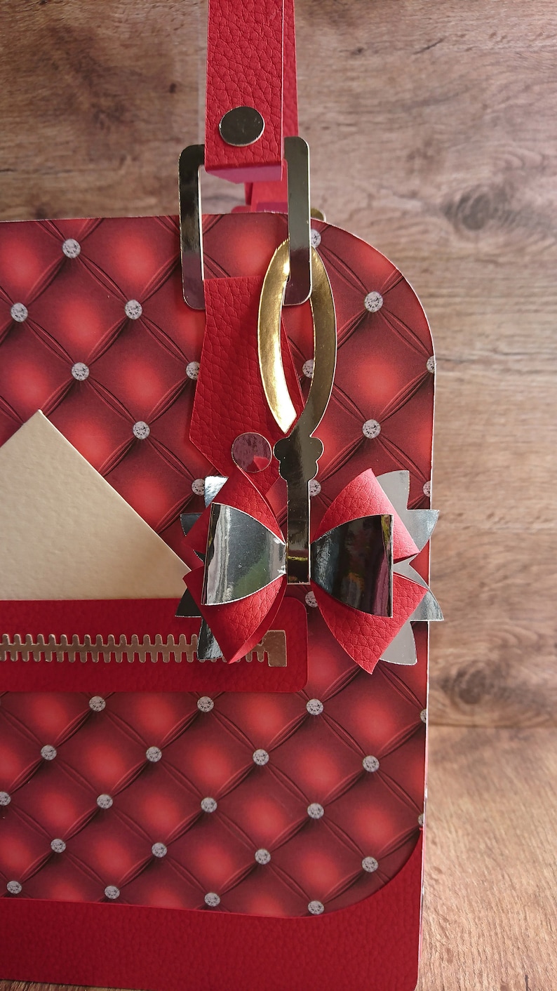 SVG File to Cut Very Large Handbag Gift Bag Purse Gift Bag Etsy