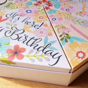 SVG and PNG Files to Create a Birthday Week Box, Birthday Advent SVG ...
