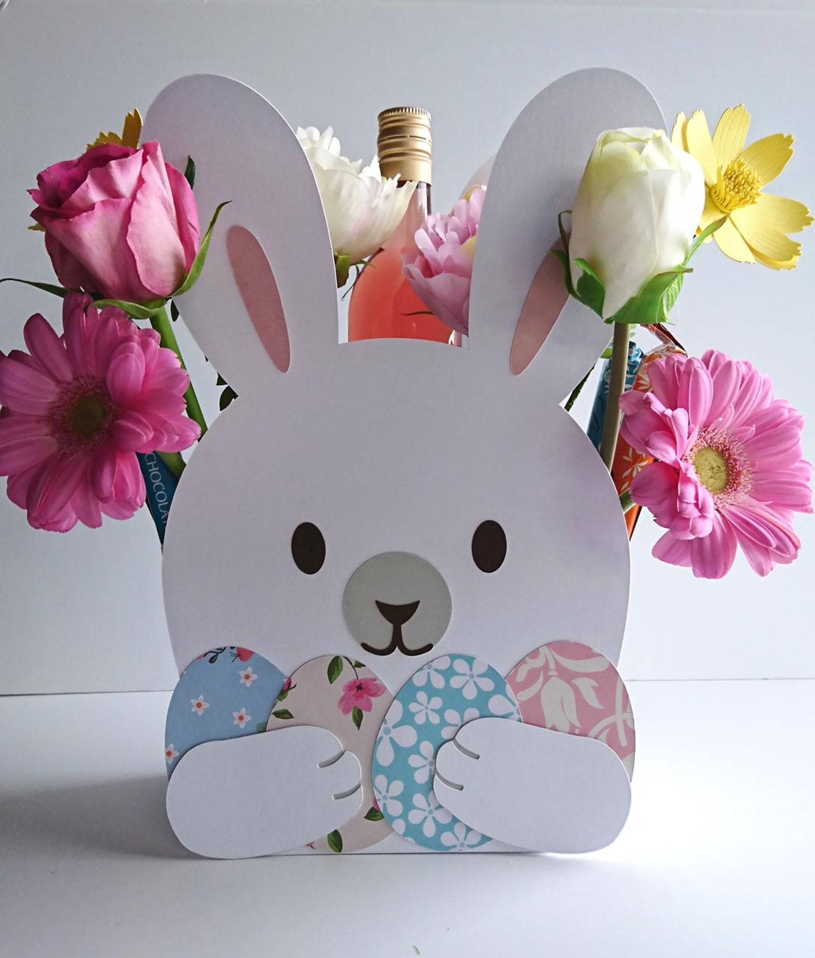 Easter Gift Box Easter Bunny SVG Easter Presentation Box Etsy