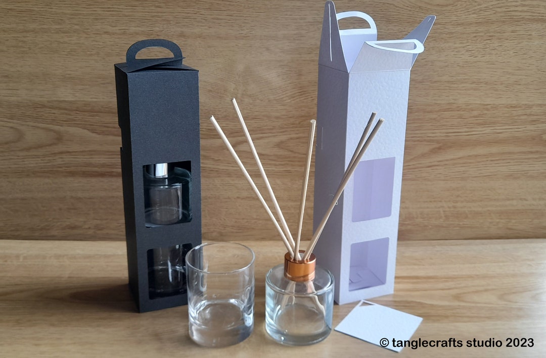 SVG File to Cut a Unique Presentation Box for 100ml Reed Diffuser and ...