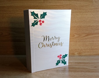 Advent Calendar SVG, 12 days of Christmas SVG, Book-shaped advent, Cricut-compatible, Can be used as a Print Then Cut project