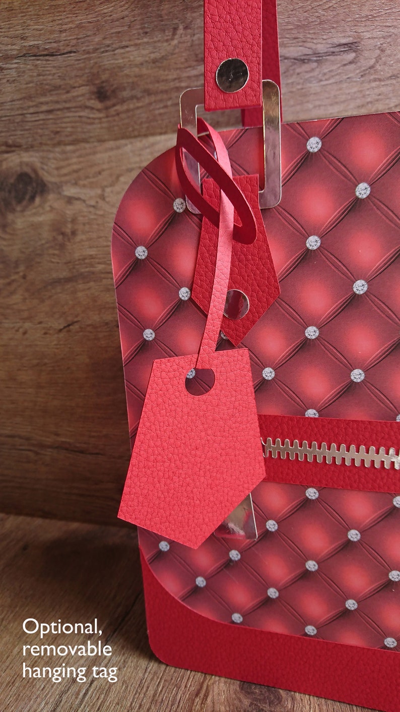 SVG File to Cut Very Large Handbag Gift Bag Purse Gift Bag Etsy