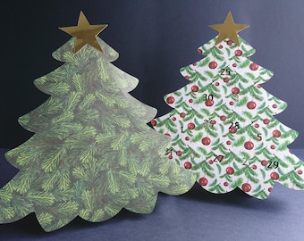 Christmas Tree Advent Calendar SVG, 12 Days of Christmas, DIY Cut File
