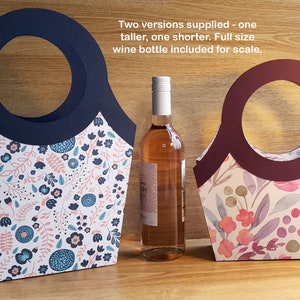SVG-filpaket, två storlekar av denna mycket stora presentpåse, Cricut, Silhouette, ScanNcut, Strandväska presentpåse SVG, Stor presentpåse svg
