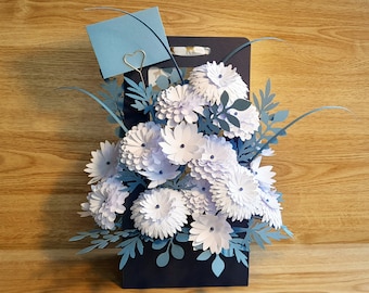 Flower Display Box SVG, Floral Bouquet Template (Digital Download)