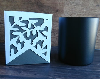 Floral Candle Box SVG File | 30cl Karen Candle Packaging (Cricut Files)