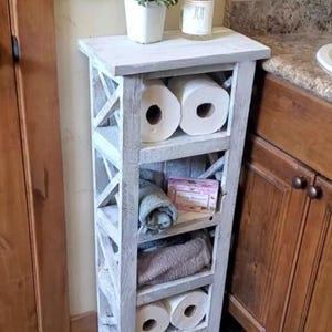 Shelves/stand/toilet paper-towels holder bathroom kitchen storage/CD organizer
