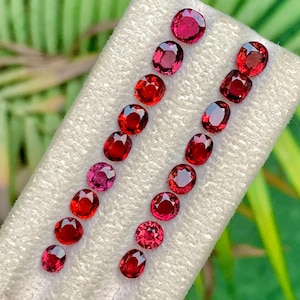 Unheated 10.65 CT Burmese Spinel Lot | Rare Vivid Red and pink  Oval Gem Parcel