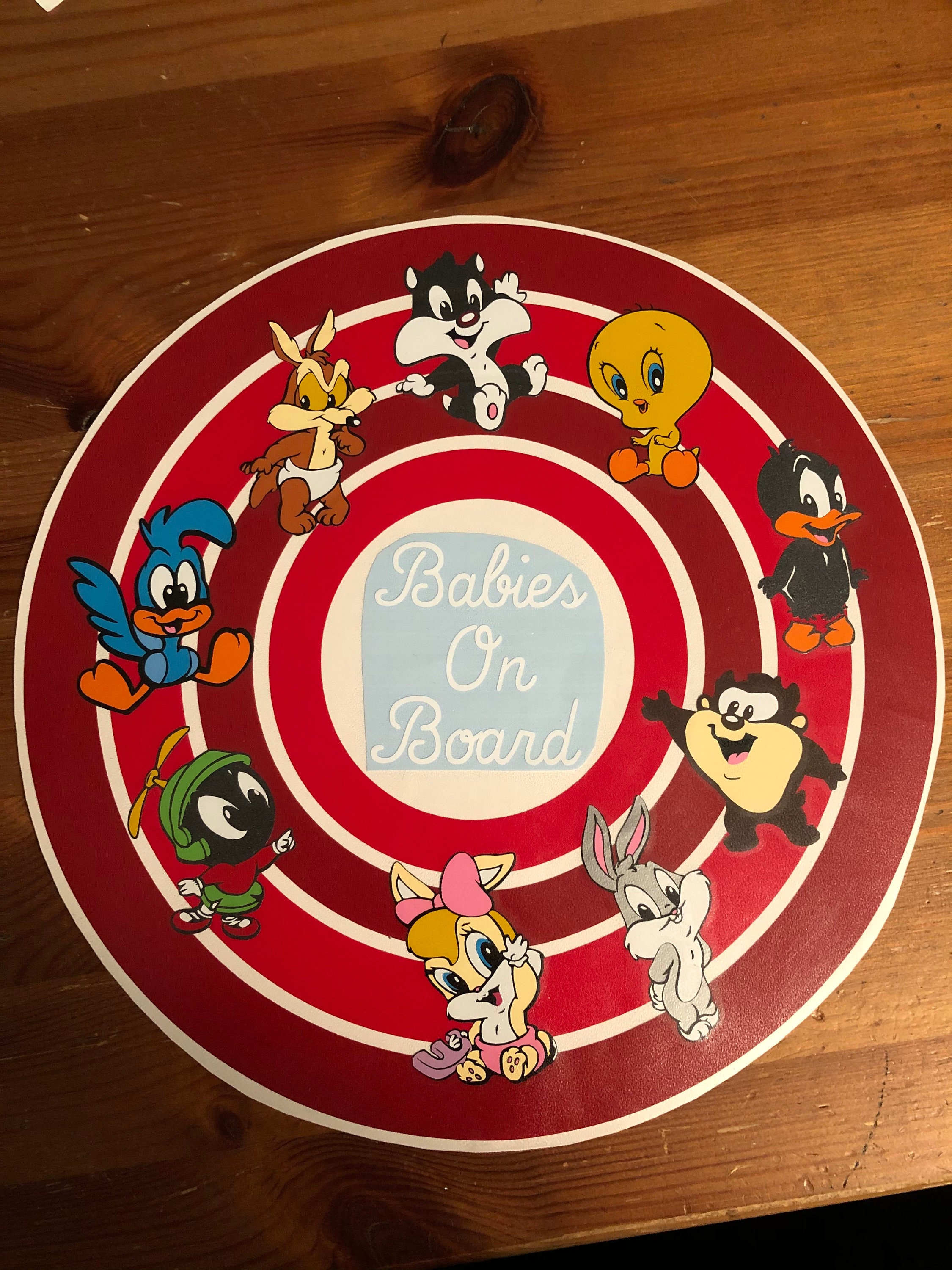 Looney Tunes Baby on Board Decal: Multi-character Car Sign - Etsy