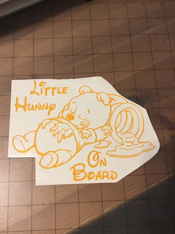 Download Winnie The Pooh Baby On Board Etsy