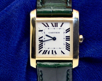 Cartier Tank Française 18K geelgouden horloge Ref.1821