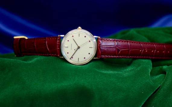 Movado Vintage Dress watch in 18K Rose Gold - image 10