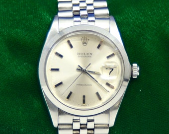 Rolex OysterDate Precision Watch Stainless Steel 34mm