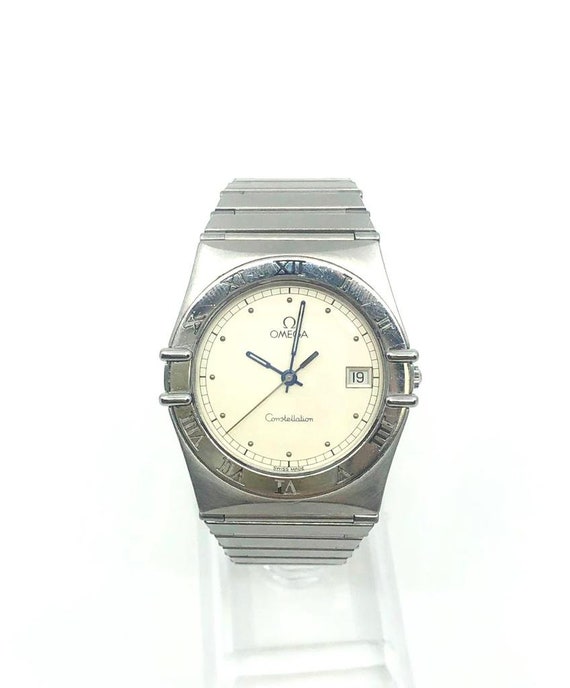 omega constellation stainless steel