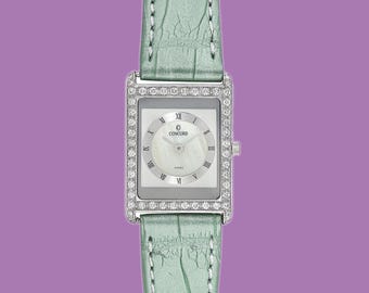Reloj Concord Delirium para mujer en oro blanco de 18 quilates con diamantes Ref. 61-90-669 GX
