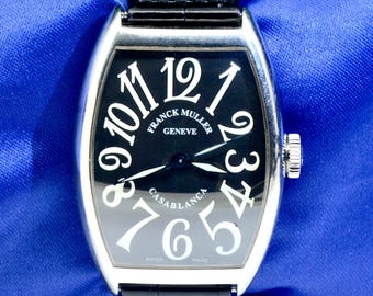 Franck Muller Geneve CASABLANCA Ref.6850 MC Stainless Steel automatic watch; box&papers