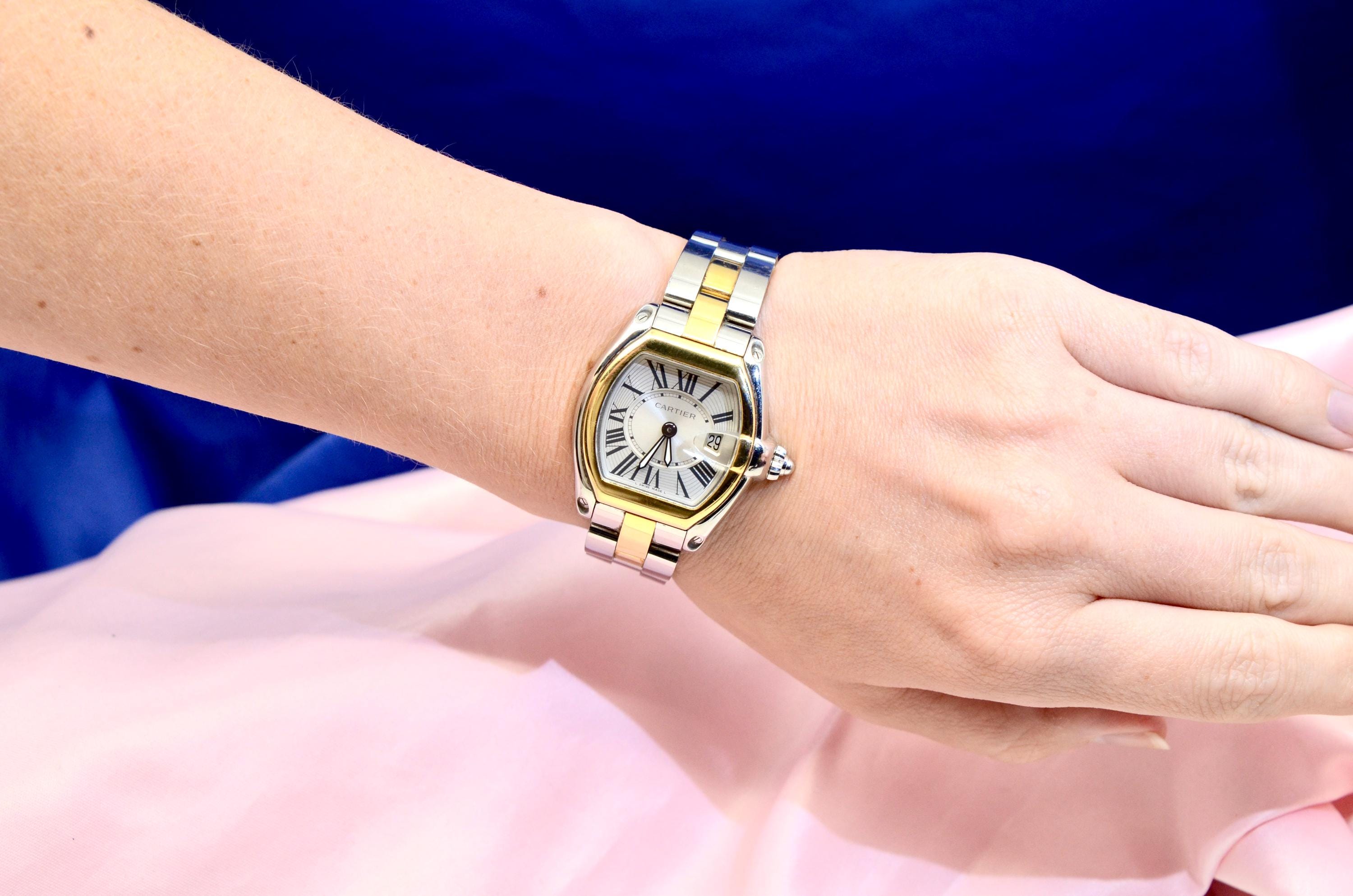 Cartier Roadsterレディース Cartier Roadster Women's Diamond Watch 31mm Quartz 0.75ct