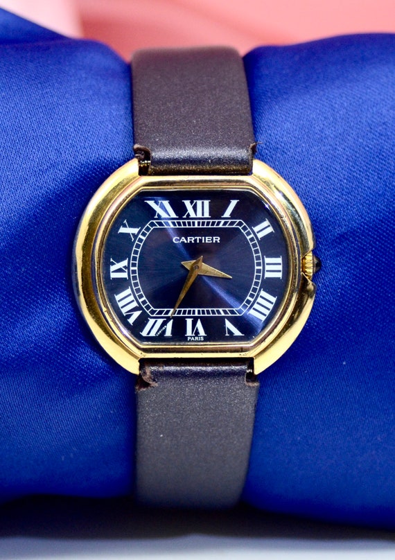 Vintage Cartier 18K Yellow Gold electroplated watc