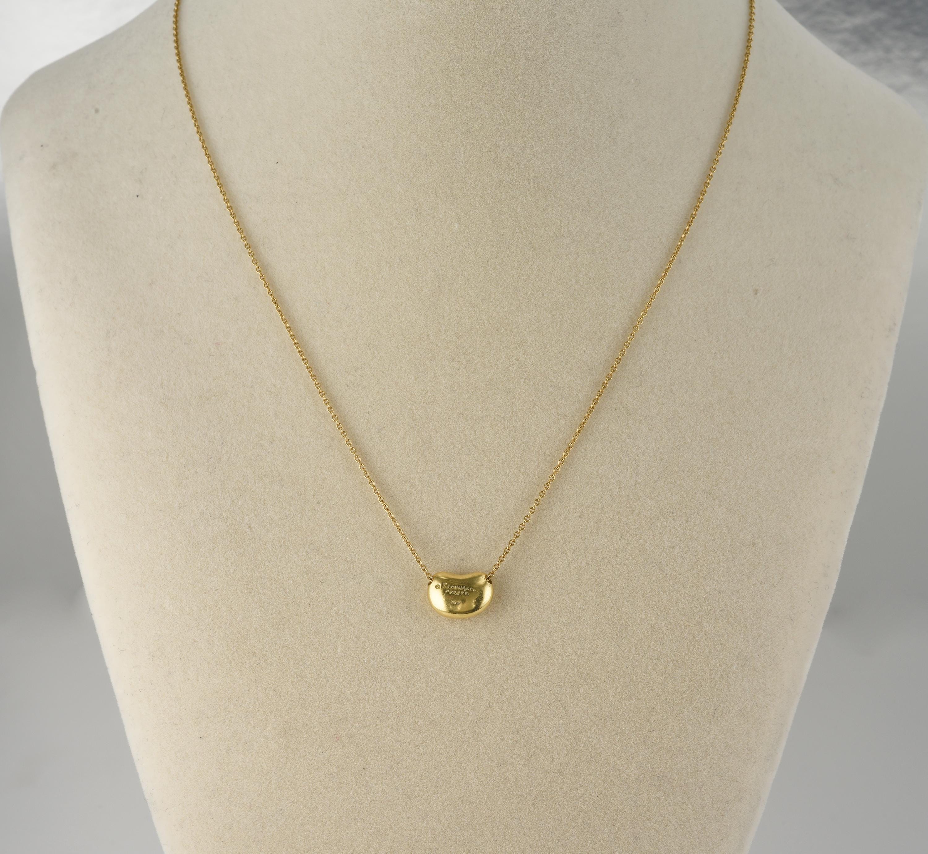 Tiffanys and co necklace bean - Etsy 日本