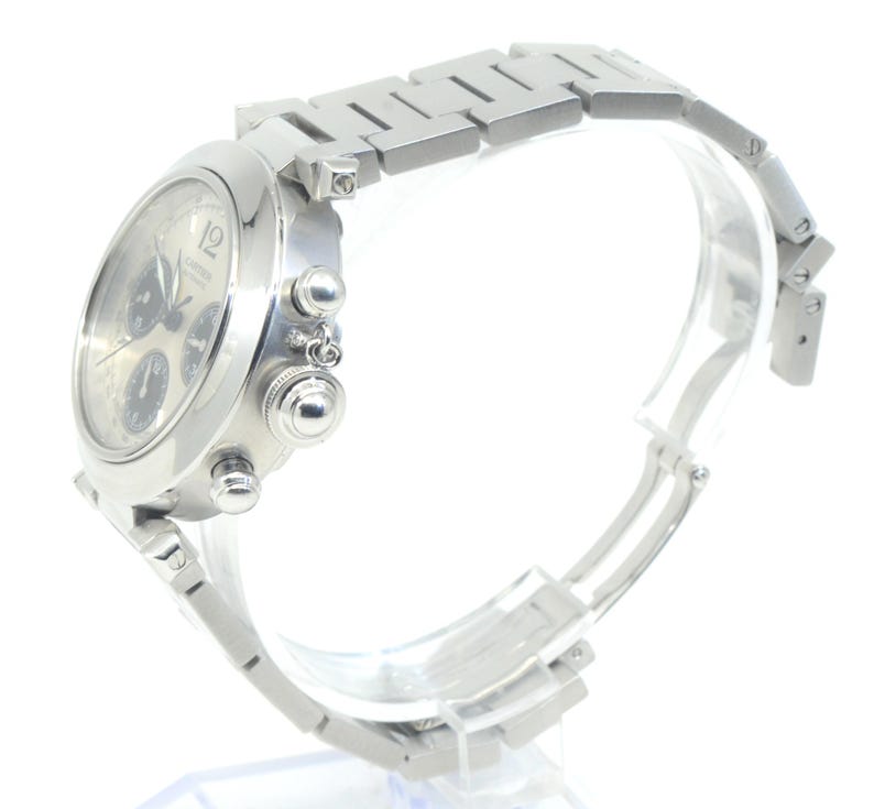 Cartier Pasha De Cartier Chronograph Stainless Steel watch 36mm Ref.2412 image 3