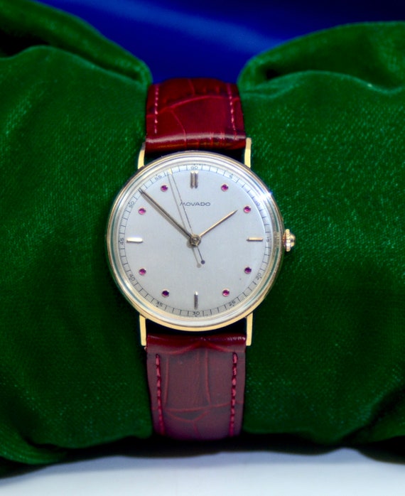 Movado Vintage Dress watch in 18K Rose Gold - image 3