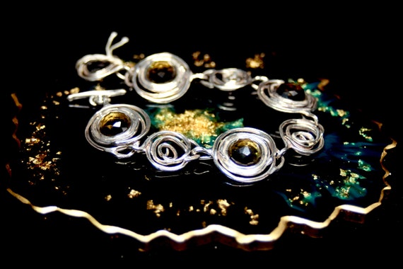 Israel Designer Hagit Gorali 925 Silver bracelet … - image 1