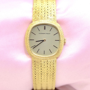 Vintage Ladies' Audemars Piguet 18K Yellow Gold Watch 59.2 GM w/box
