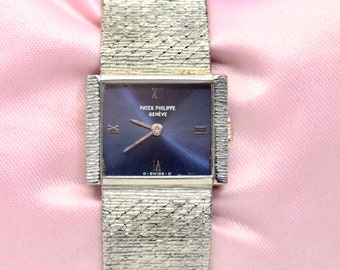 Ladies Patek Philippe Geneve 18K White Gold watch  56.4 GM