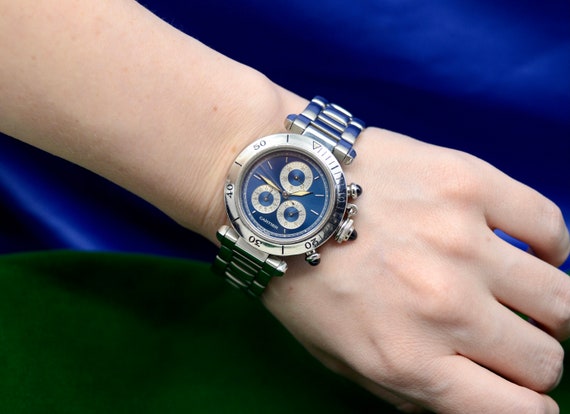 Pasha De Cartier Watch Stainless Steel 