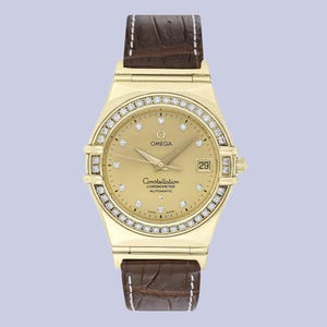 OMEGA CONSTELLATION automatic 18K Yellow gold watch with Diamonds Ref. 4681201