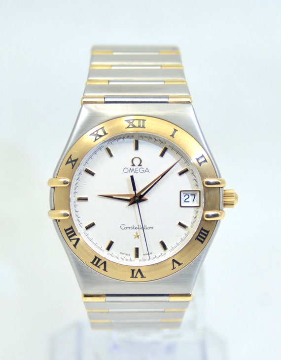 Omega CONSTELLATION 18K Yellow Gold&Stainless Stee