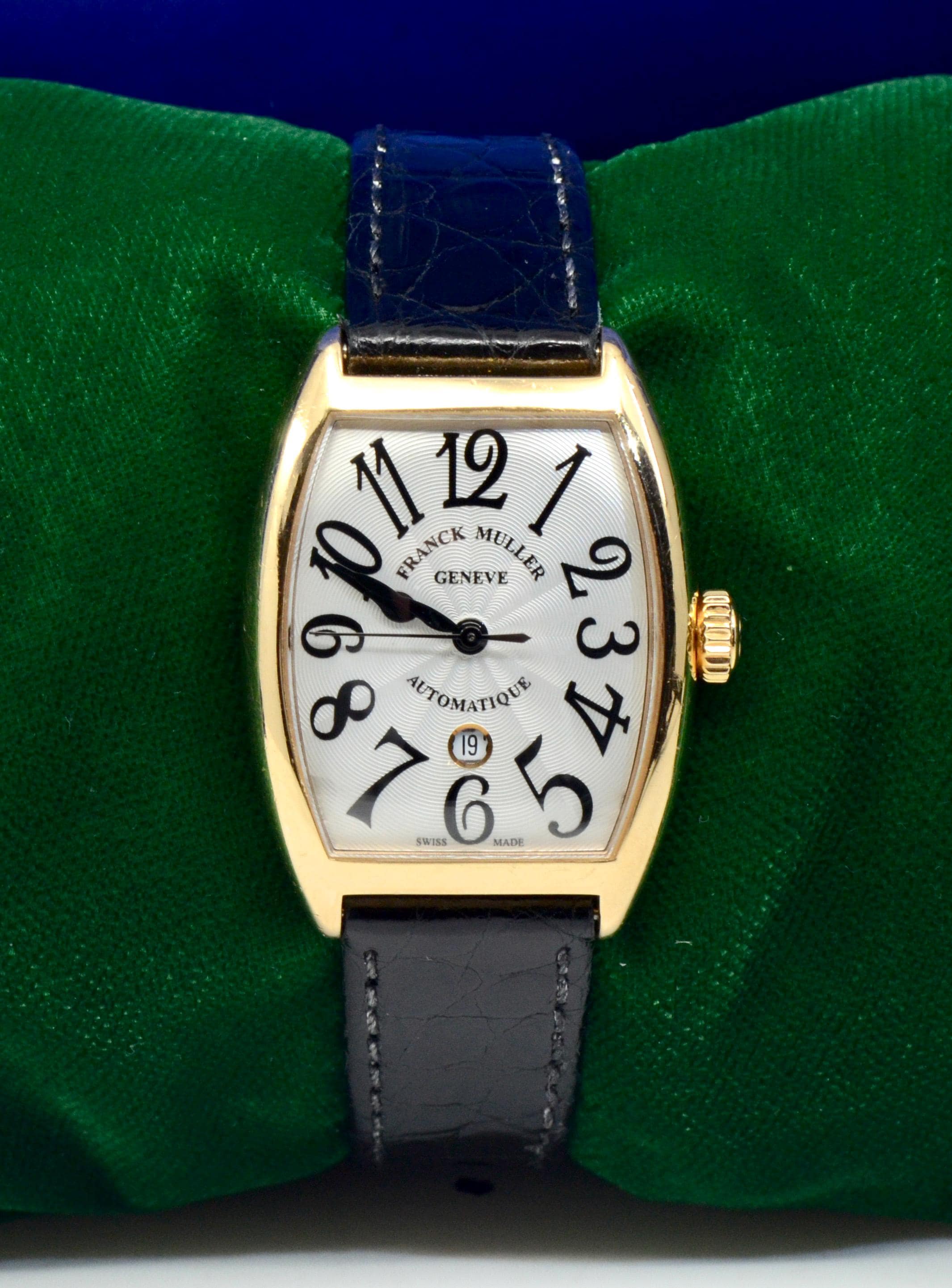 Orologio automatico Franck Muller Cintrée Curvex in oro rosa 18