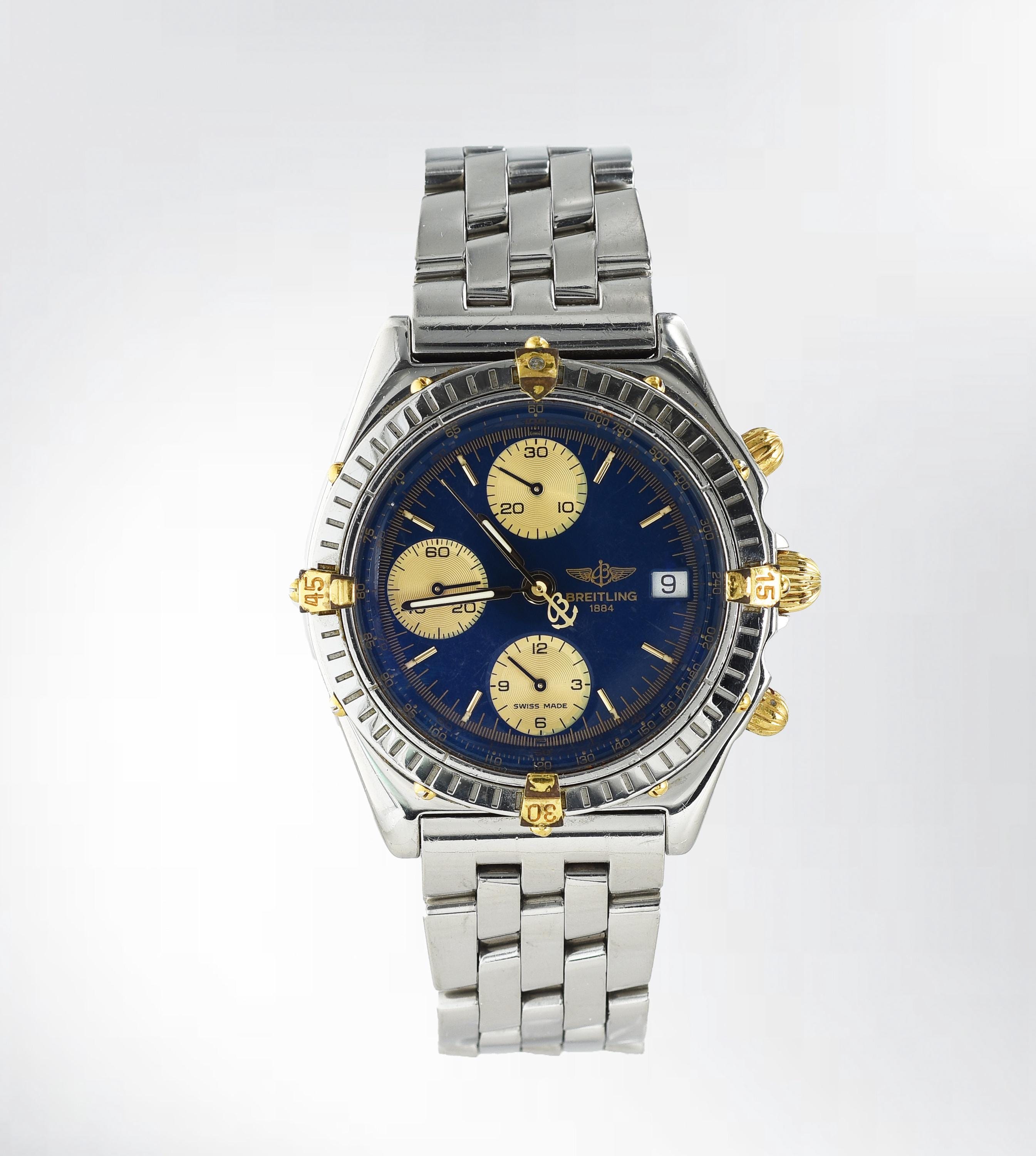 C*t様 BREITLING Chronograph Automatic⌚️ Mens' Breitling Chronomat Stainless Steel &18K Gold Automatic