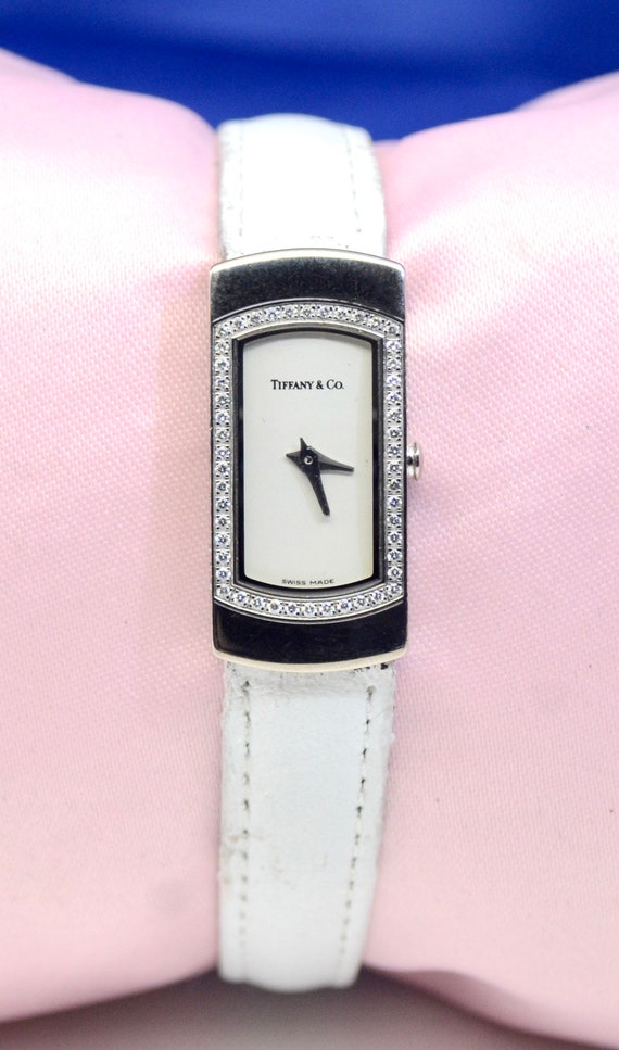 稼働品！ティファニー♦︎クラシック♦︎レディース腕時計 ティファニー クラシック レディース ウォッチ 18K ホワイトゴールド