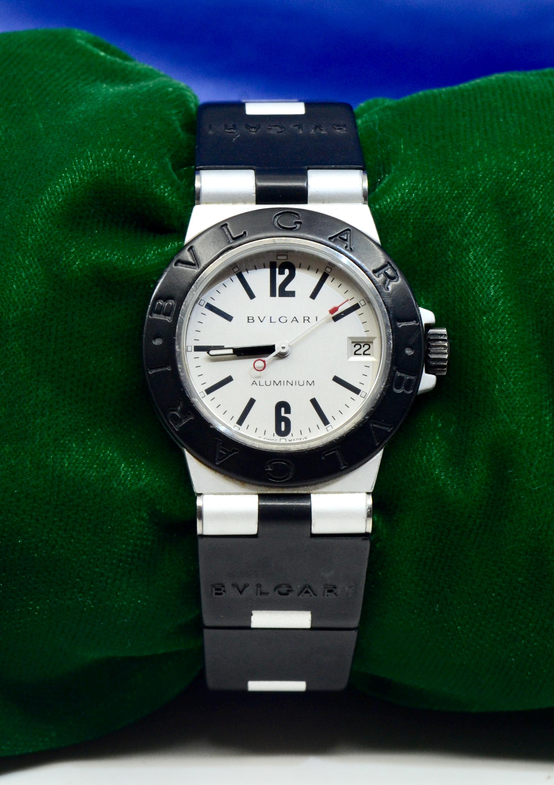 Bvlgari Diagono Watch in Aluminium & Rubber Midsize 32mm Ref  display picture 2