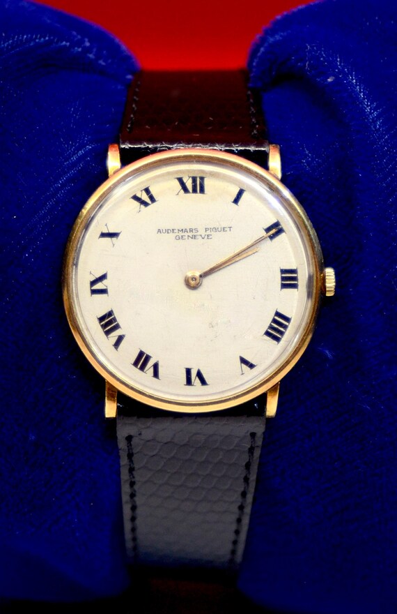＝１８金　・　オーデマ・ピゲ＝　メンズ腕時計　スイス製　№72172　　