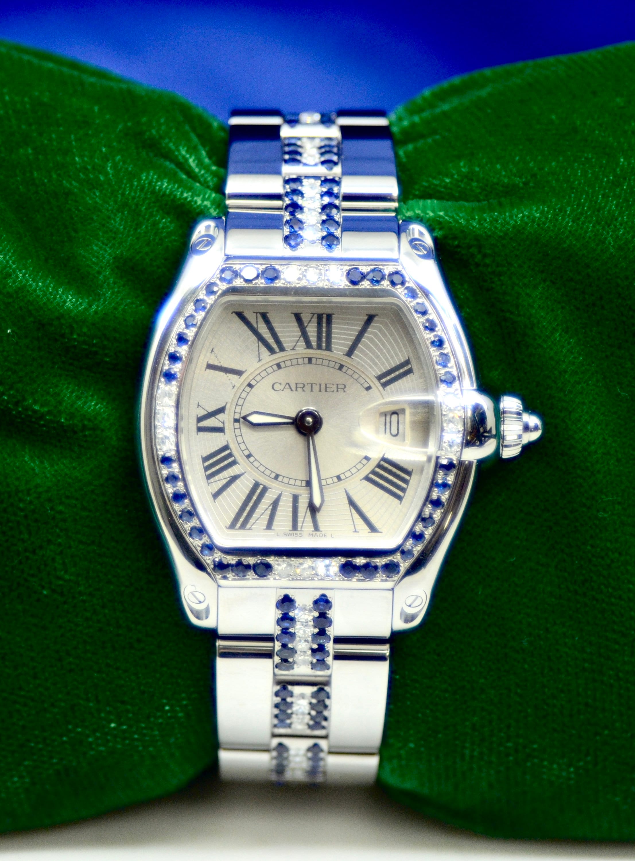 Cartier roadster diamond 2025 watch
