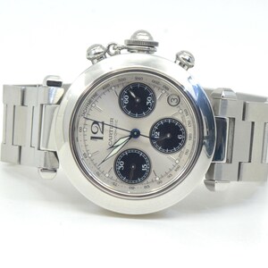 Cartier Pasha De Cartier Chronograph Stainless Steel watch 36mm Ref.2412 image 6